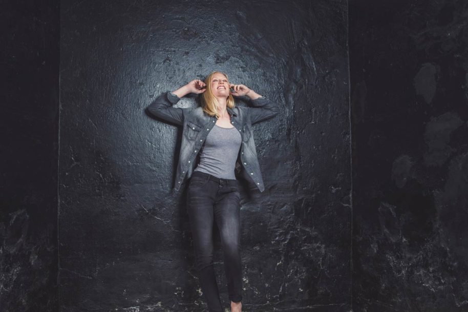 Schwarze Jeans Damen Look