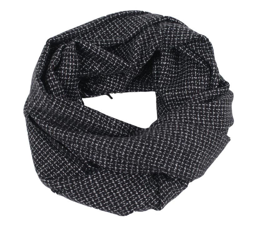 vero-moda-schal-grid-black