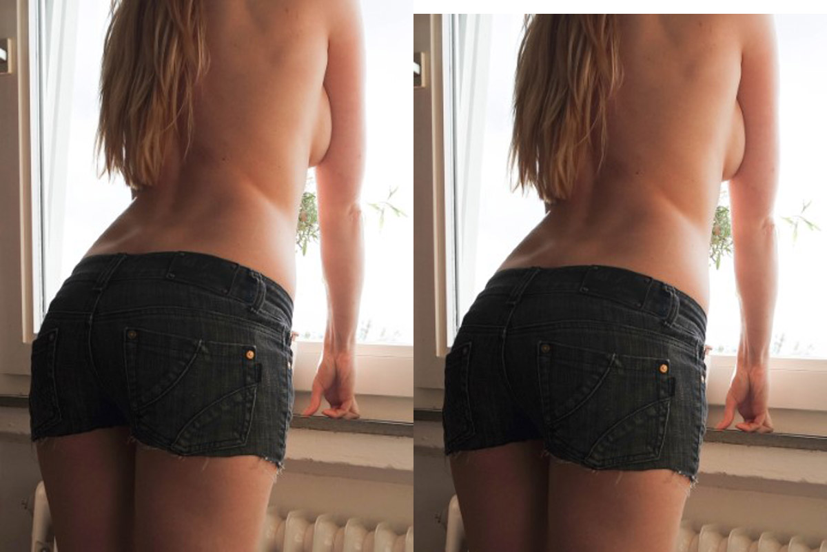 Jeansshorts Schwarz Blackdenim