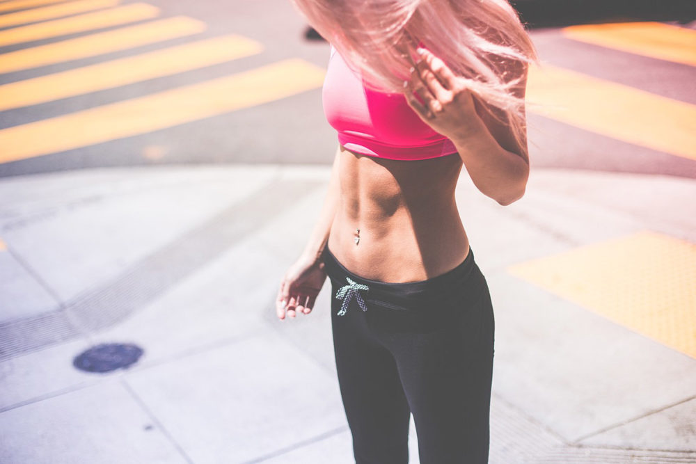 Jogginghose Cropped Top