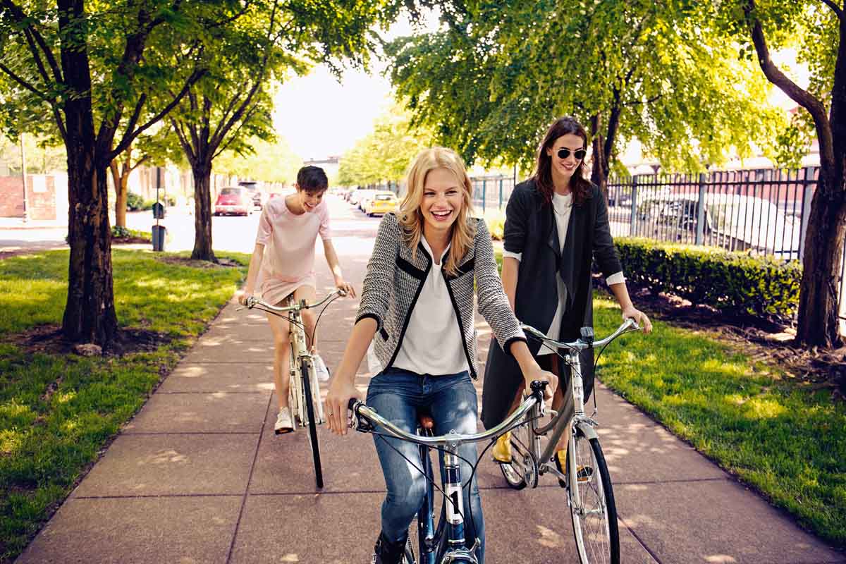 Fahrrad Streetstyle Jeanshose