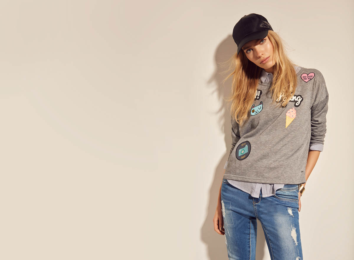 Skinny Jeans Pullover