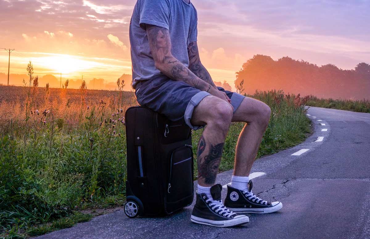 Streetstyle Koffer Herrenshorts