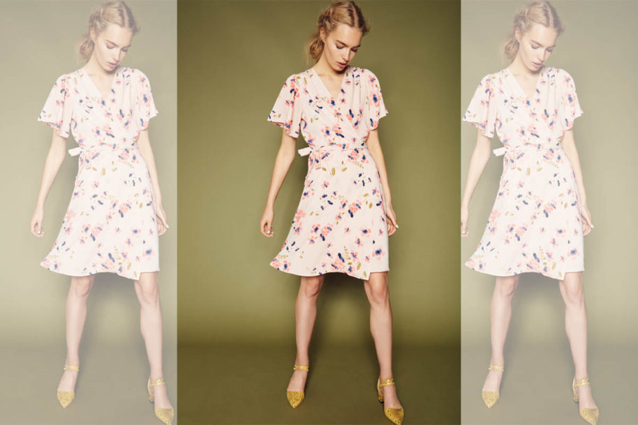 Blumenkleid Blumentrend Trendkleid