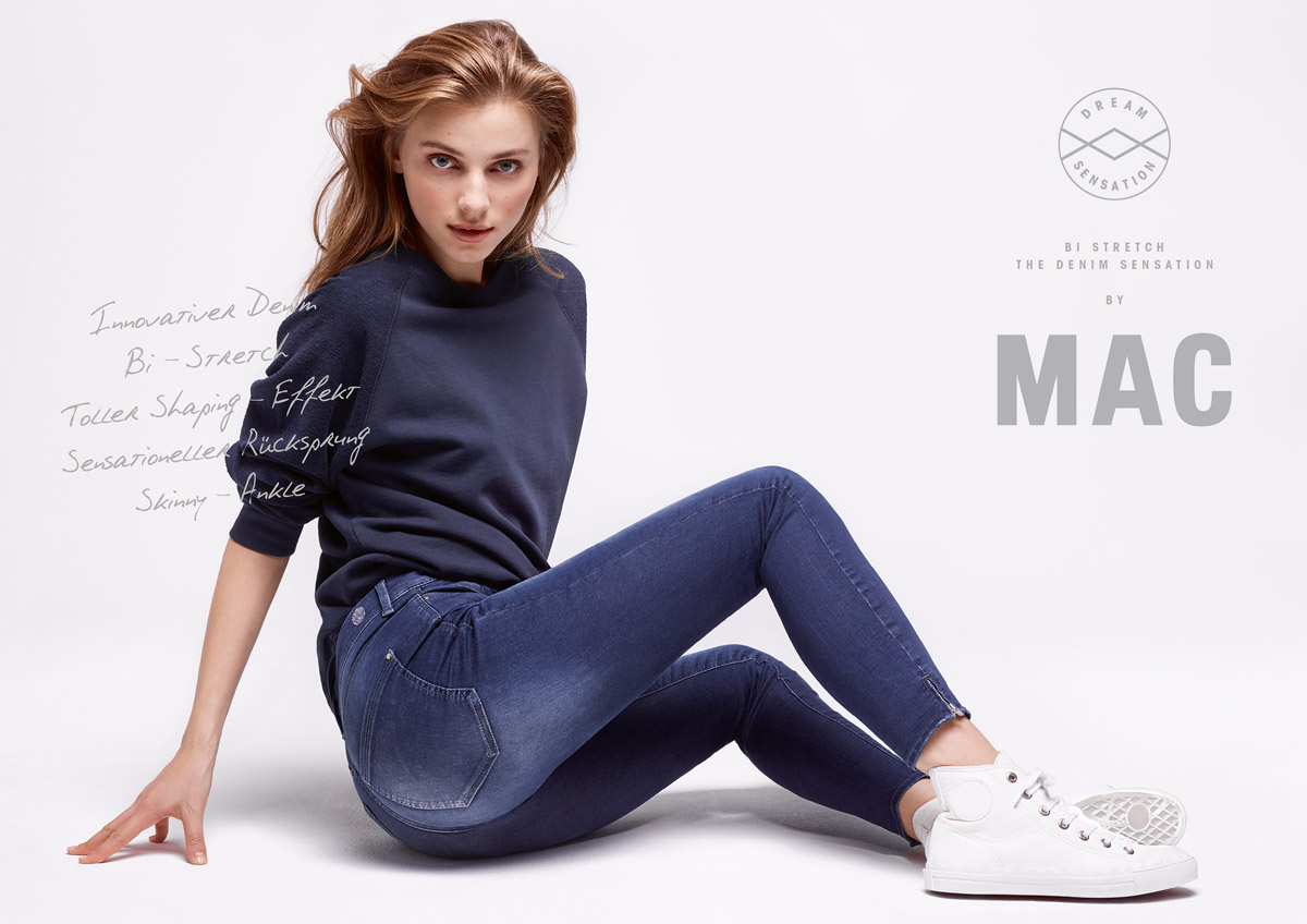 Mac Röhrenjeans Sneaker