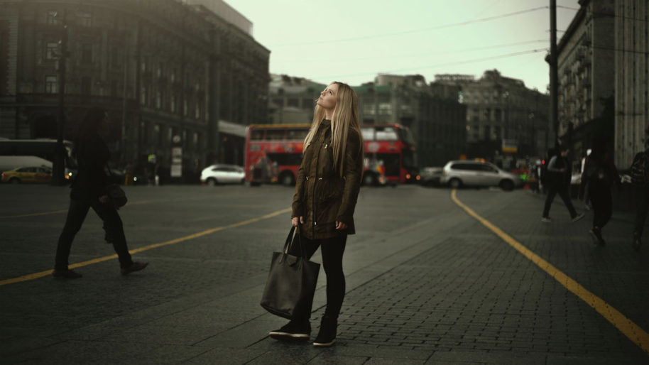 Streetstyle Ledertasche Winterjacke