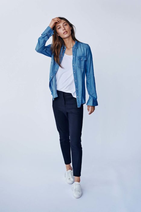 Jeanshemd Jeanshose Damenmode