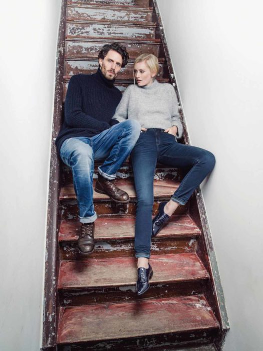 Jeanshose Pullover Trendlook Männermode