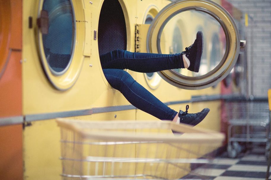 Waschmaschine Beine Jeanshose